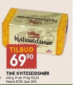 Coop Mega TINE KVITESEIDSMØR tilbud