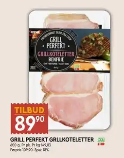 Coop Mega GRILL PERFEKT GRLLKOTELETTER tilbud