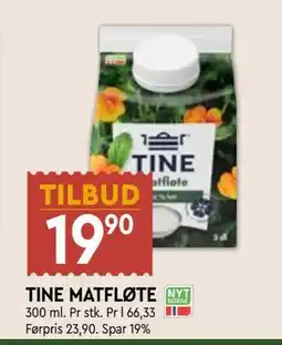 Coop Mega TINE MATFLØTE tilbud