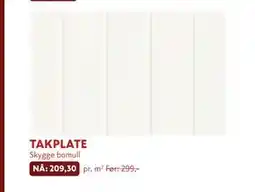 Byggmakker TAKPLATE tilbud