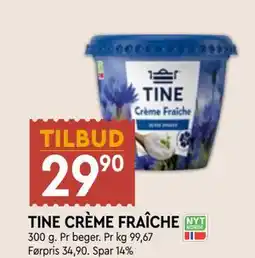 Coop Mega TINE CRÈME FRAÎCHE tilbud