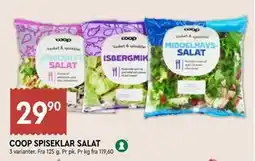 Coop Mega COOP SPISEKLAR SALAT tilbud