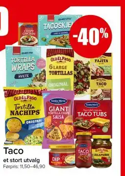 Spar Taco tilbud