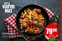 Spar Kjøttboller tilbud