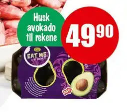 Spar Husk avokado til rekene tilbud