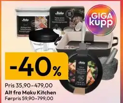 Gigaboks Alt fra Maku Kitchen tilbud