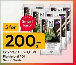 Gigaboks Plantejord 40 l tilbud