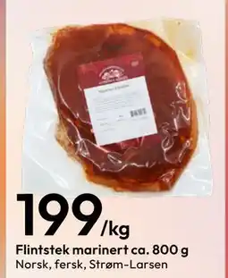 Gigaboks Flintstek marinert ca. 800 g tilbud