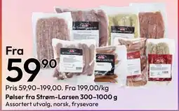 Gigaboks Pølser fra Strøm-Larsen 300–1000 g tilbud