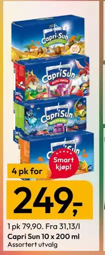 Gigaboks Capri Sun 10 x 200 ml tilbud