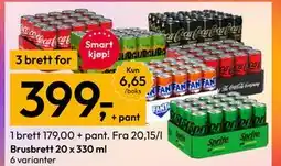 Gigaboks Brusbrett 20 x 330 ml tilbud