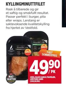 Meny KYLLINGMINUTTFILET tilbud