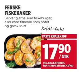 Meny FERSKE FISKEKAKER tilbud