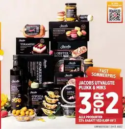 Meny JACOBS UTVALGTE PLUKK & MIKS tilbud
