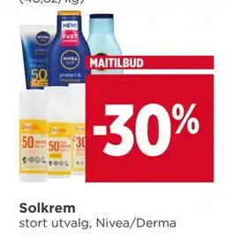 Meny Solkrem tilbud