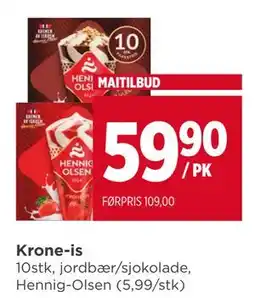 Meny Krone-is tilbud
