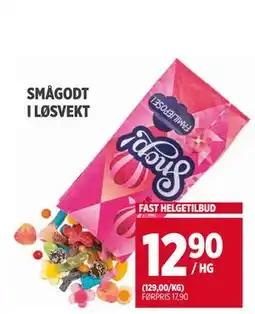 Meny SMÅGODT I LØSVEKT tilbud