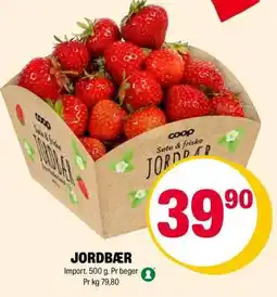 Coop Extra Jordbær tilbud