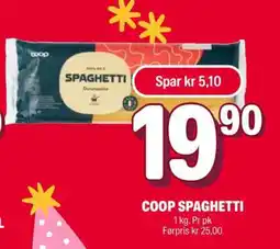 Coop Extra COOP SPAGHETTI tilbud