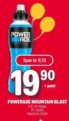 Coop Extra POWERADE MOUNTAIN BLAST tilbud