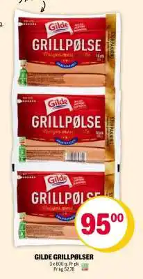 Coop Extra GILDE GRILLPØLSER tilbud
