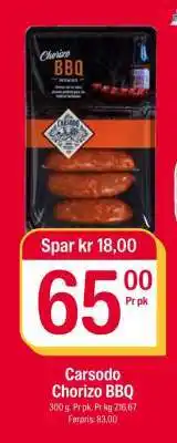 Coop Extra Carsodo Chorizo BBQ tilbud