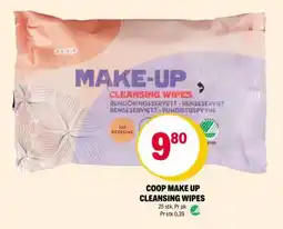 Coop Extra COOP MAKE UP CLEANSING WIPES tilbud