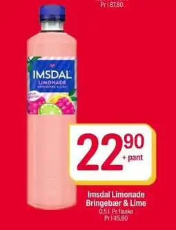 Coop Extra Imsdal Limonade Bringe bær & Lime tilbud