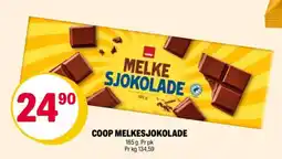 Coop Extra COOP MELKESJOKOLADE tilbud