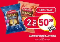 Coop Extra MAARUD POTETGULL INTENSE tilbud