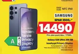 POWER Galaxy S26 Ultra 256 GB tilbud