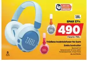 Trådløse hodetelefoner for barn