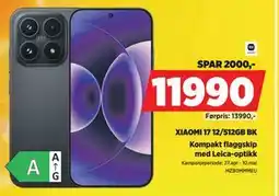 POWER XIAOMI 17 12/512GB BK tilbud