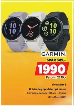 POWER Vivoactive 5 tilbud