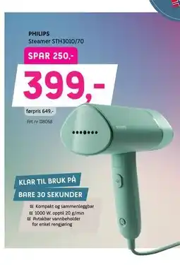 ELON Steamer STH3010/70 tilbud