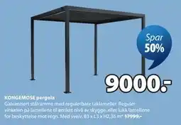 JYSK KONGEMOSE pergola tilbud