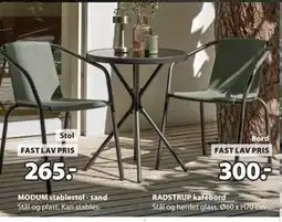 JYSK RADSTRUP kafébord tilbud