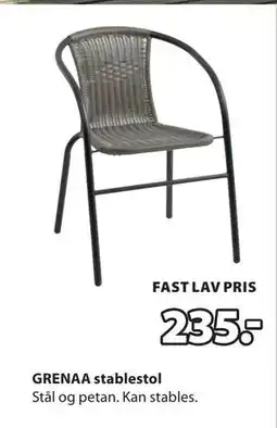 JYSK GRENAA stablestol tilbud