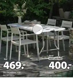 JYSK KULESKOG klappbord tilbud