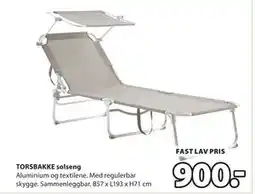 JYSK TORSBAKKE solseng tilbud