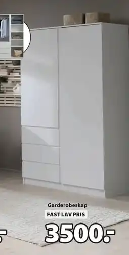 JYSK Garderobeskap tilbud