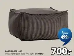 JYSK AARS/AGGER puff tilbud