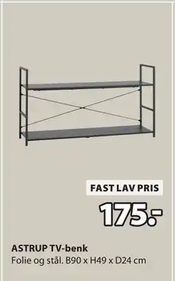 JYSK ASTRUP TV-benk tilbud