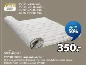 JYSK VESTREFJORDEN madrassbeskytter tilbud