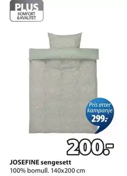 JYSK JOSEFINE sengesett tilbud
