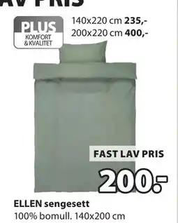 JYSK ELLEN sengesett tilbud
