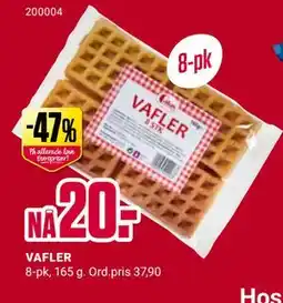 Europris VAFLER tilbud