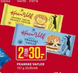 Europris FRANSKE VAFLER tilbud