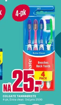 Europris COLGATE TANNBØRSTE tilbud