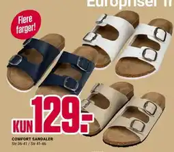 Europris COMFORT SANDALER tilbud